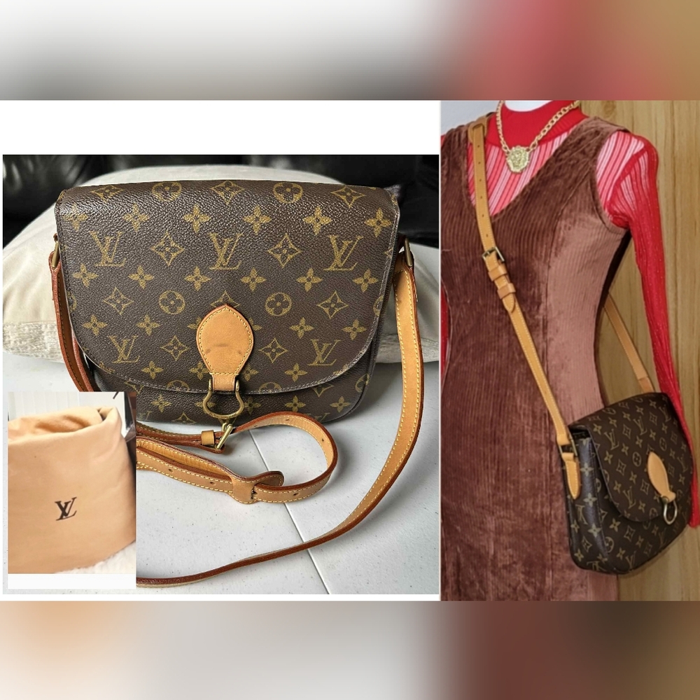 🔥Beautiful Condition🔥 Authentic Louis Vuitton Saint Cloud GM Brown Monogram